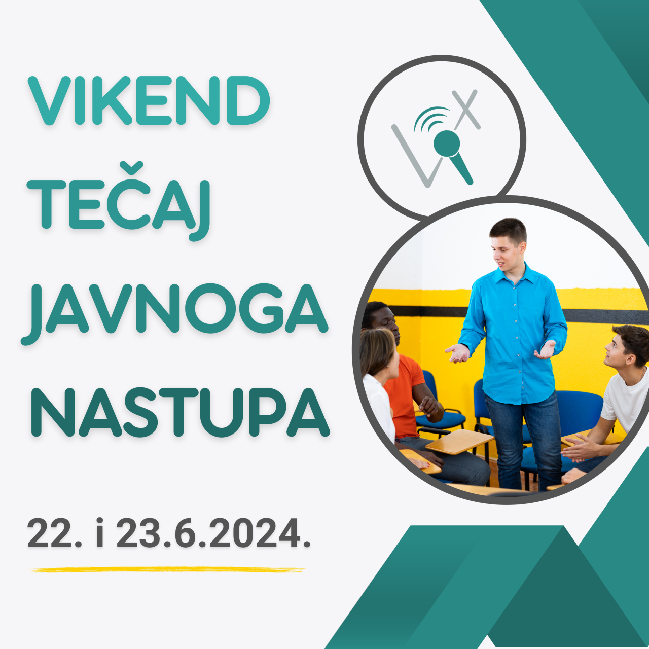 Vikend tečaj javnoga nastupa
